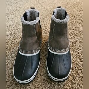 Eddie Bauer Women's Black and Gray  Hunt Pac Boots US Size 9.5